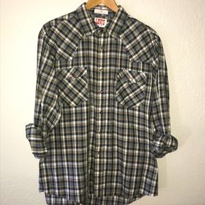 Vintage Levi’s Pearl Snap Shirt XL